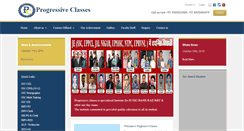 Desktop Screenshot of progressiveclasses.com