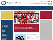 Tablet Screenshot of progressiveclasses.com